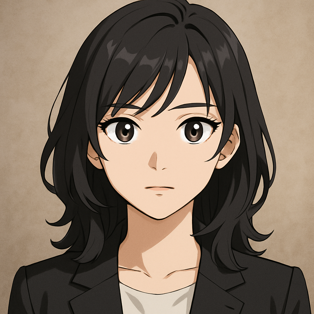 Editorial Anime-Style Portrait