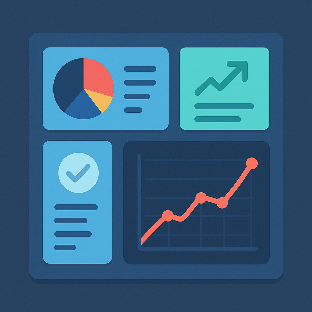 Auditoria: Dashboard com métricas
