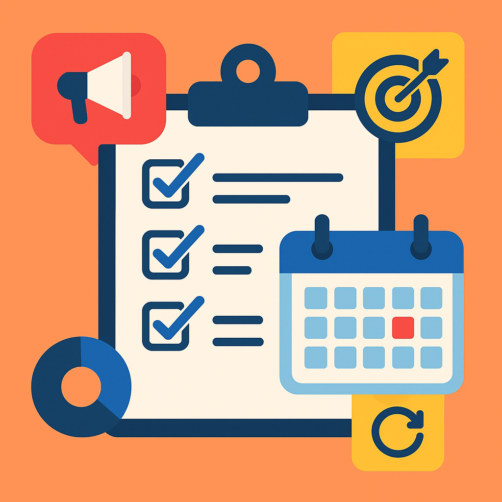 Checklist: Monthly Editorial Calendar