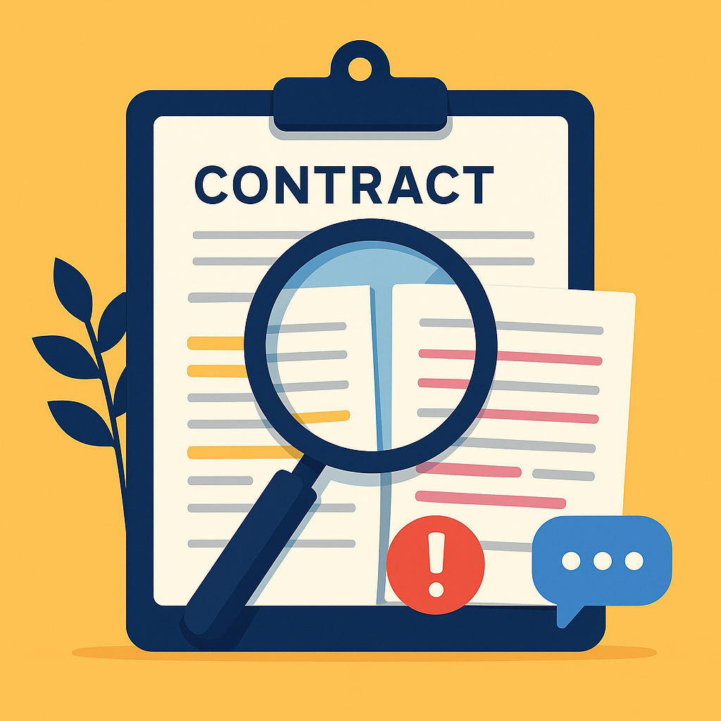 Playbook: Agente de comparação de contratos