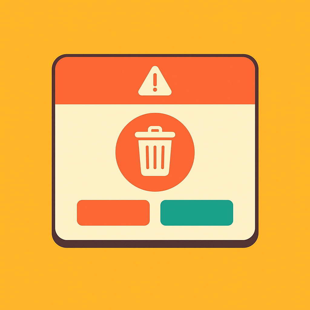 Framework: Destructive Confirmation Pattern