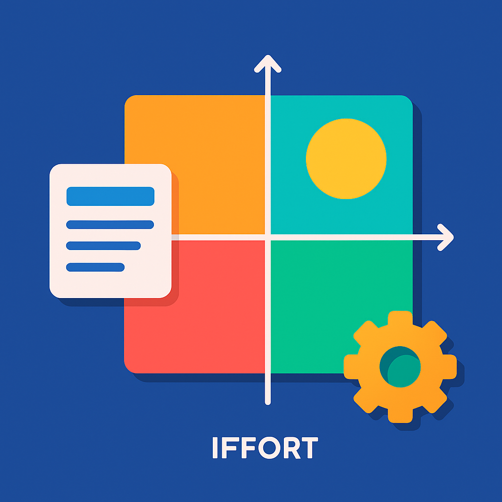 Modelo: Matriz de esforco versus impacto — para legado