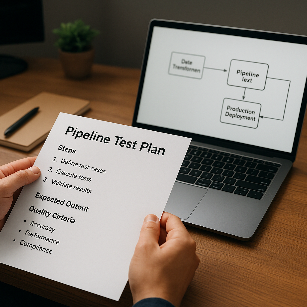 Crítica: Plano de teste de pipeline — com governanca