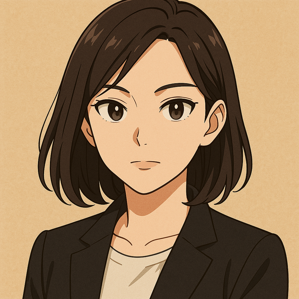 Retrato em estilo anime editorial