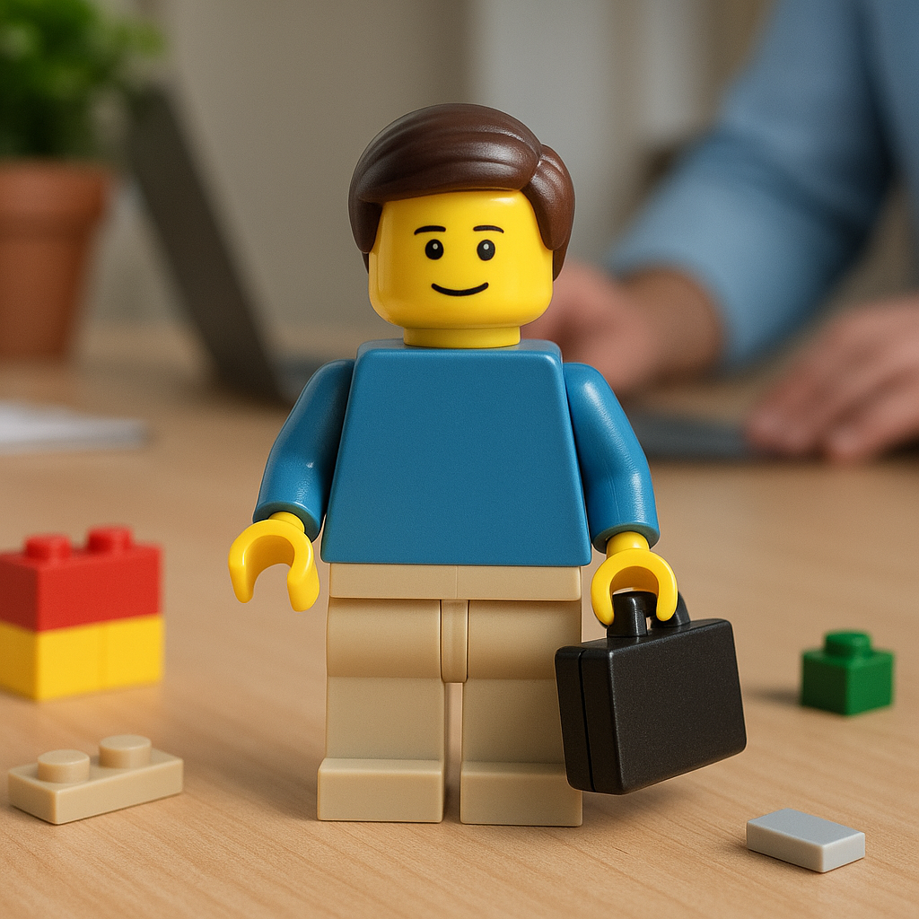 Boneco de Lego personalizado
