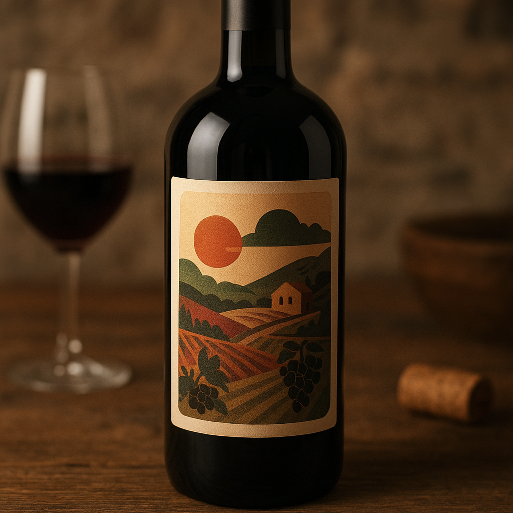Wine or Craft Beverage Label Still