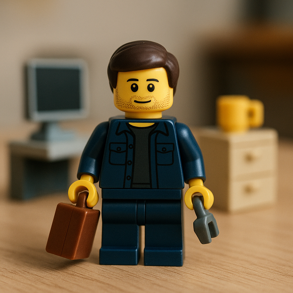 Boneco de Lego personalizado