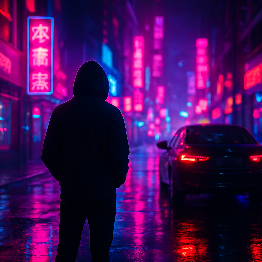 Cyberpunk Neon Scene