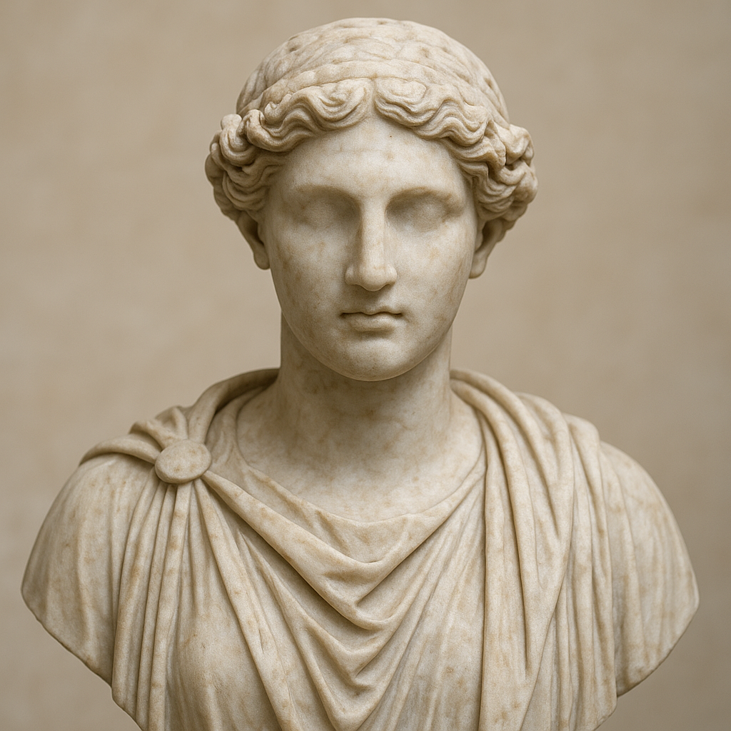 Escultura de mármore clássica