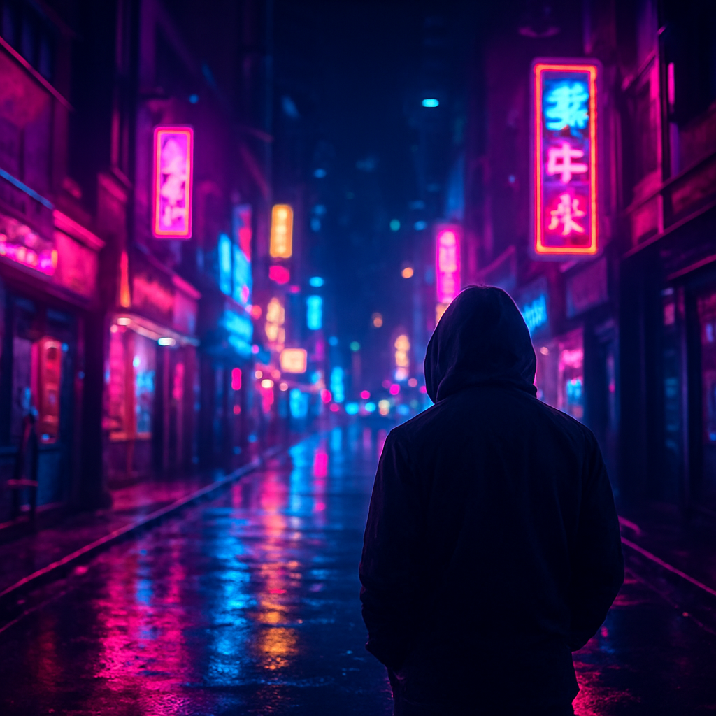 Cyberpunk Neon Scene