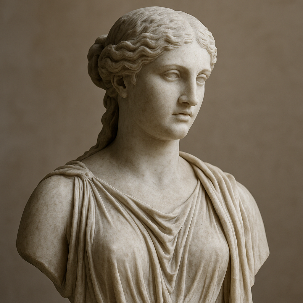 Escultura de mármore clássica
