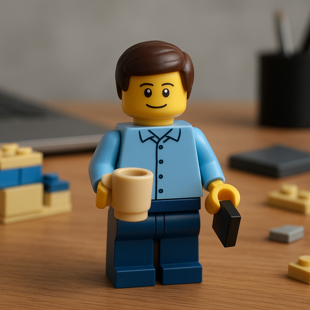 Boneco de Lego personalizado