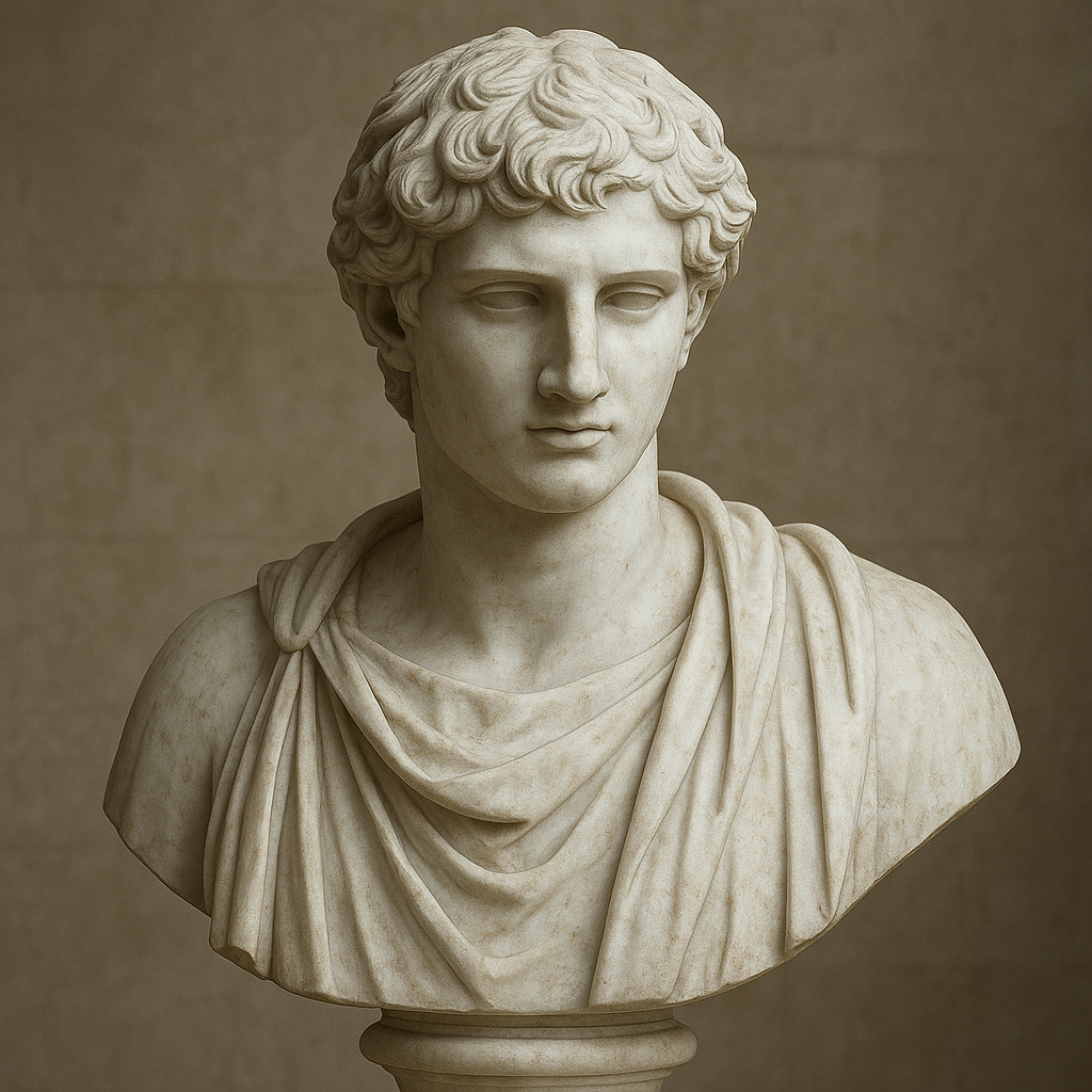 Escultura de mármore clássica