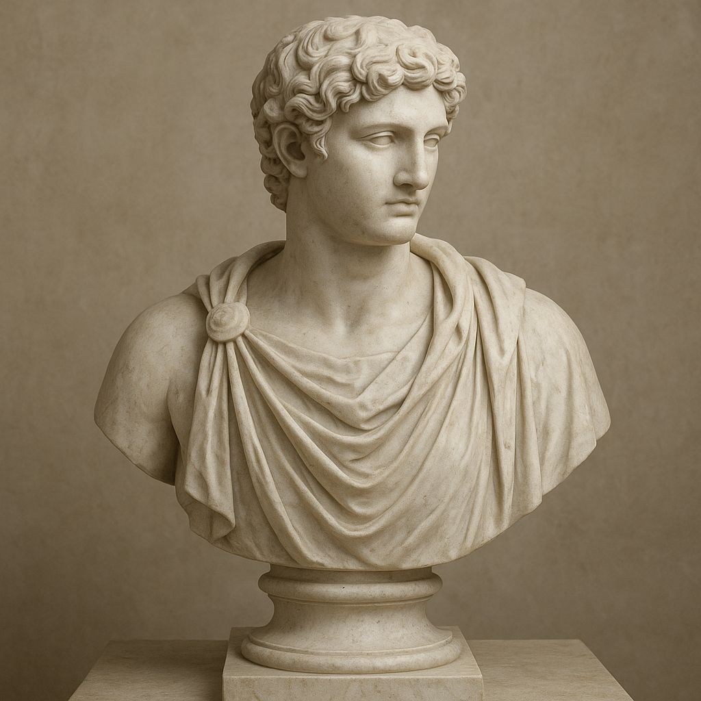 Escultura de mármore clássica