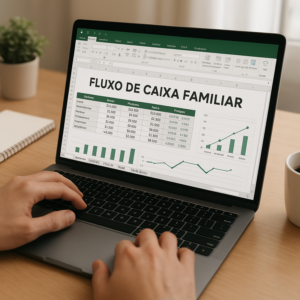 Fluxo de Caixa Familiar com Projeção Automática no Excel