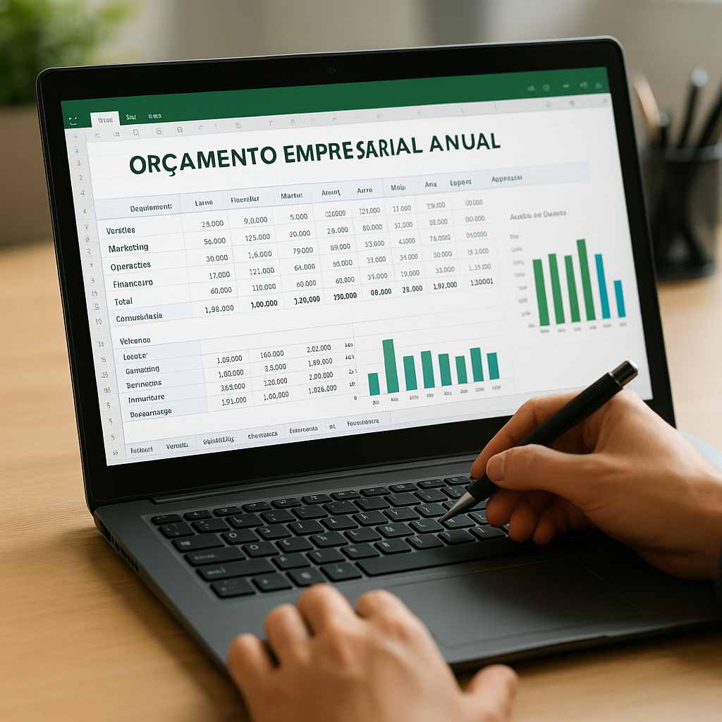 Annual Departmental Corporate Budget in Excel