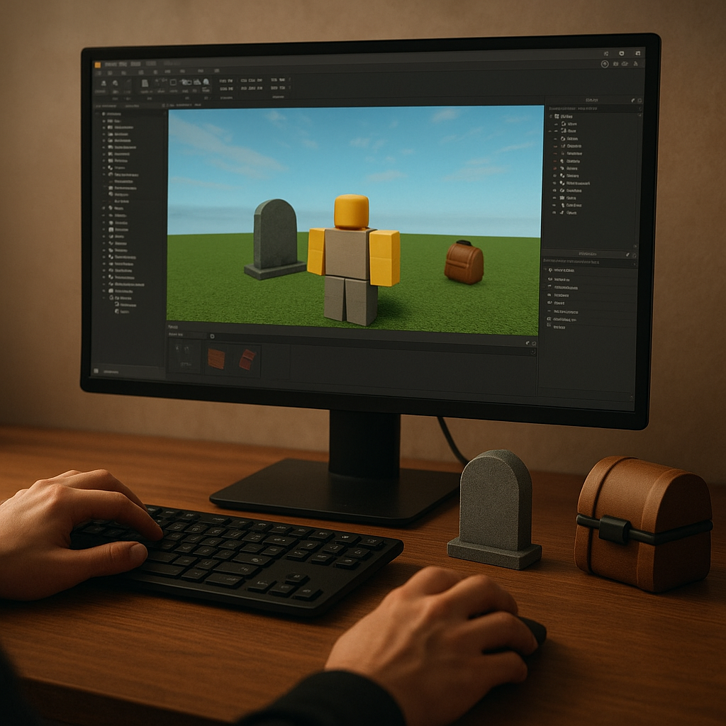 Sistema Roblox de Morte, Respawn e Drop de Itens Seguro