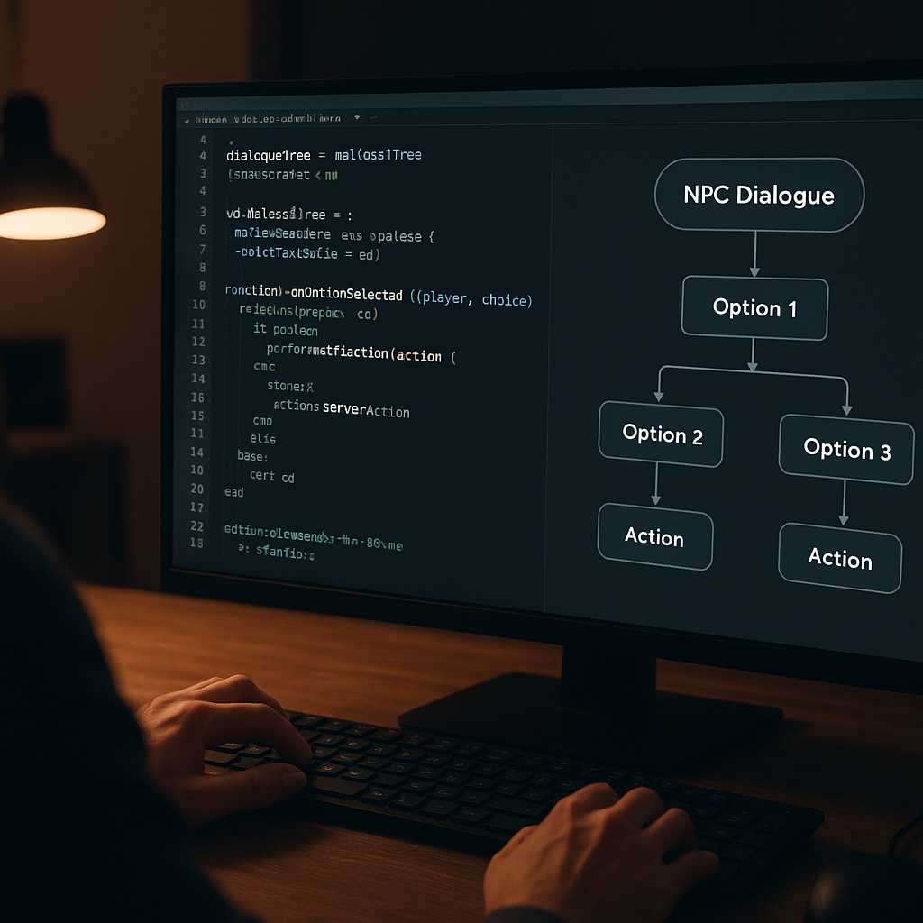 Sistema Avançado de Diálogo NPC com Árvore de Opções